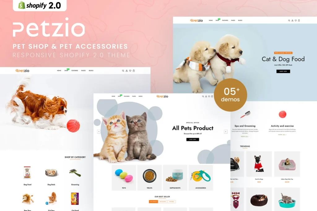 Petzio Pet Shop Shopify Theme