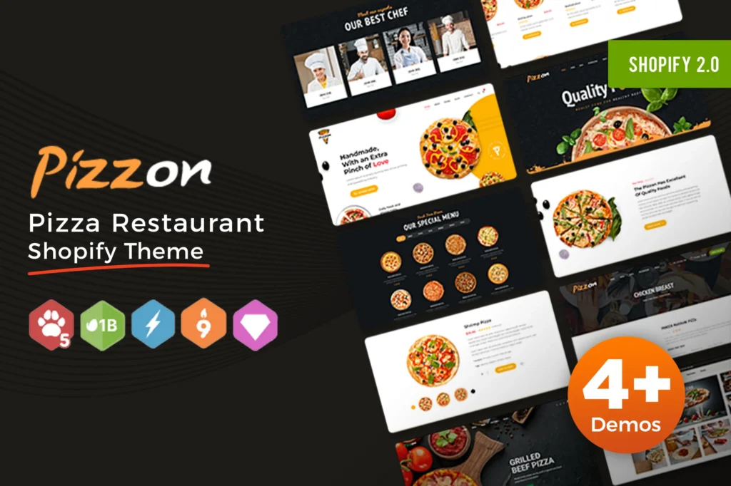 Pizzon Fast Food Shopify Theme