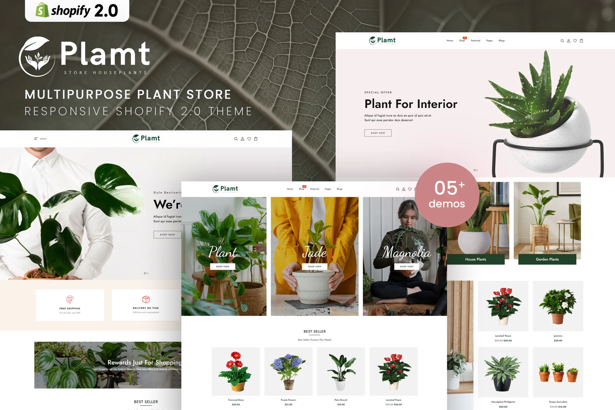 Plamt Plant Store Shopify Theme