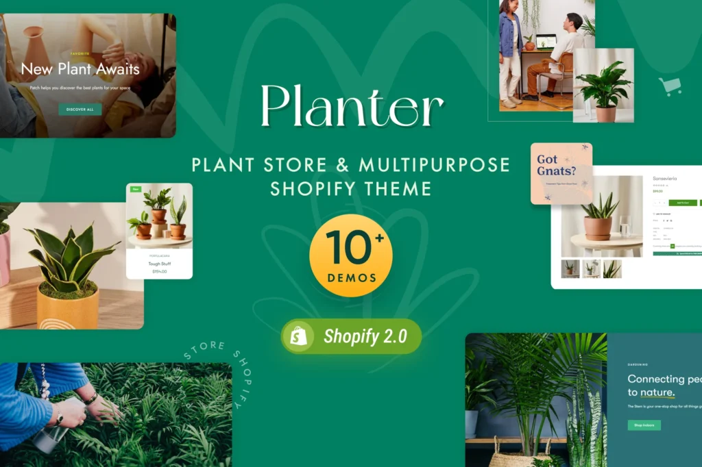 Planter Plant Store Shopify Theme