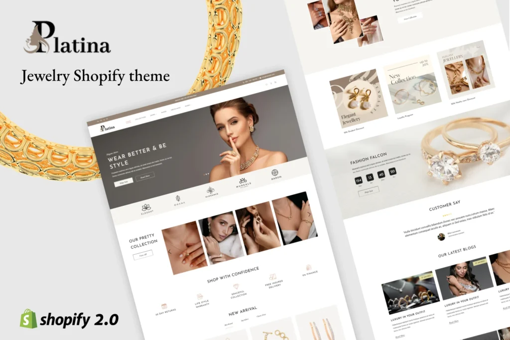 Platina Jewelry Store Theme
