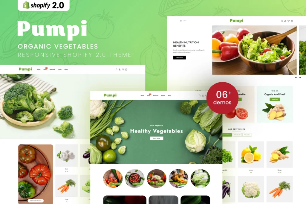 Pumpi Vegetables Shopify Theme