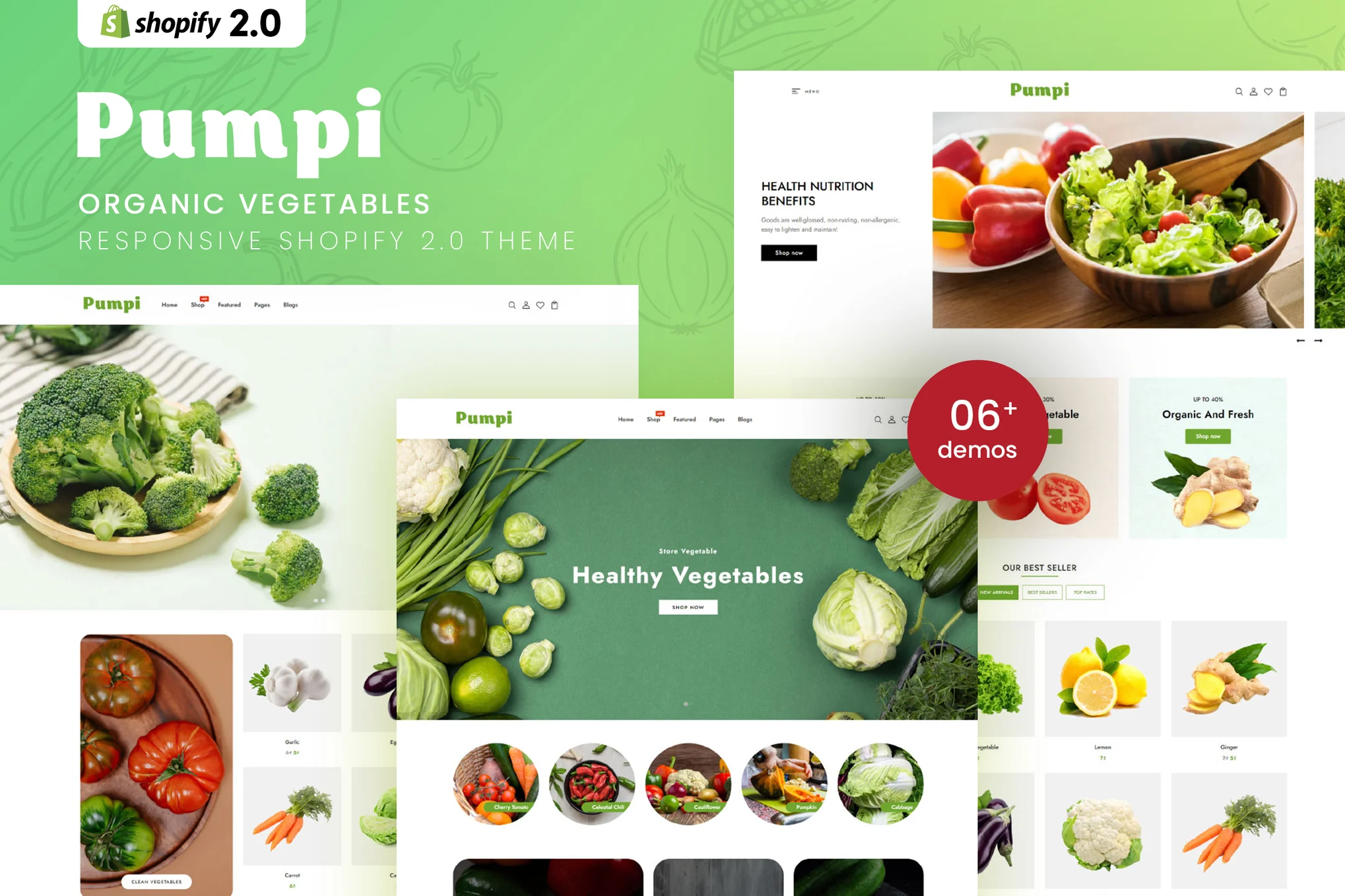 Pumpi Vegetables Shopify Theme