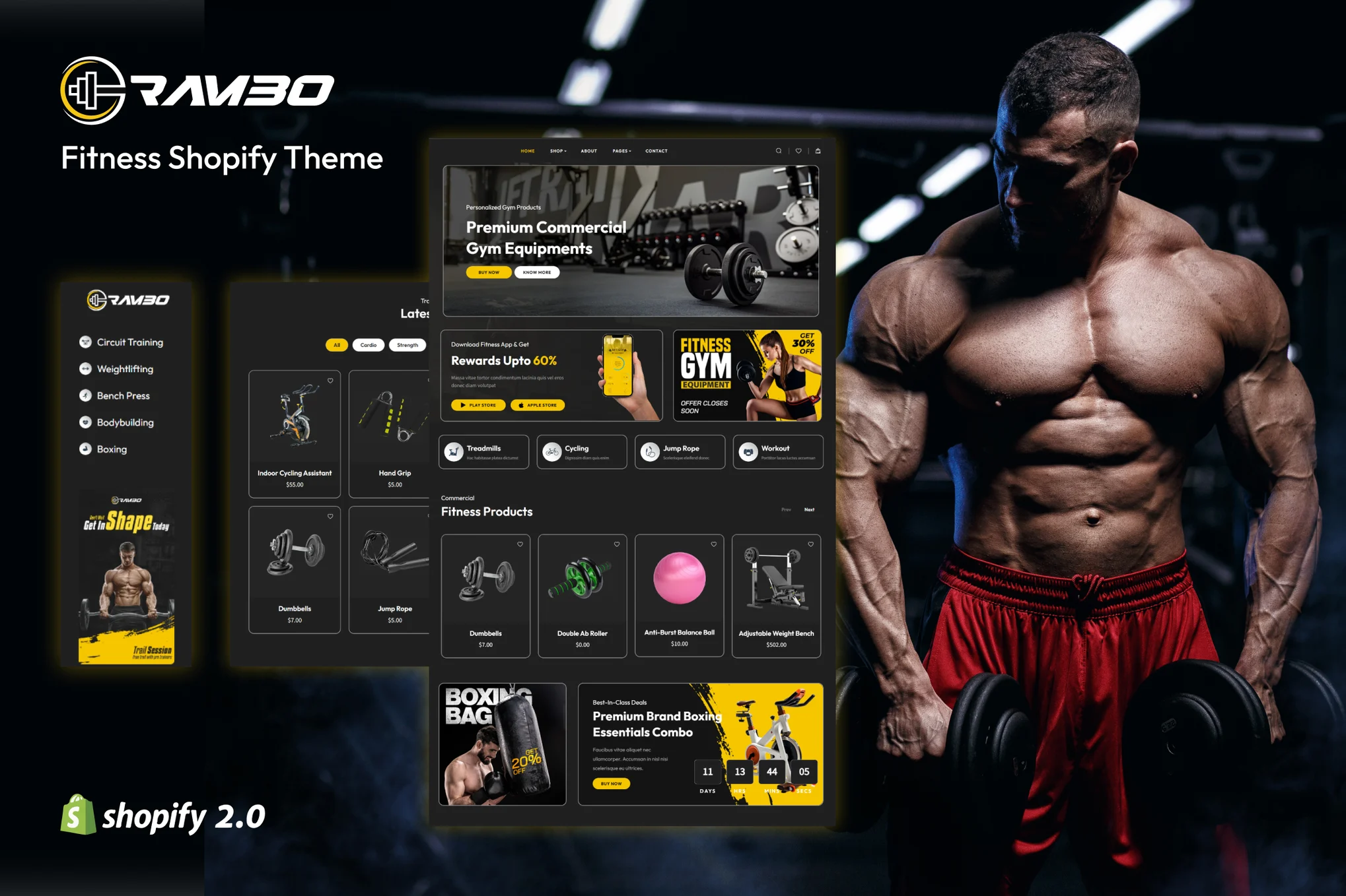 Rambo Fitness Shopify Theme