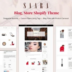 Saara Blog Shopify Theme