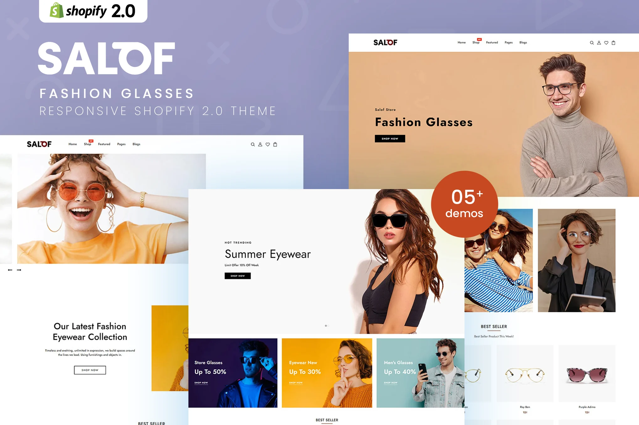 Salof Glasses Shopify Theme