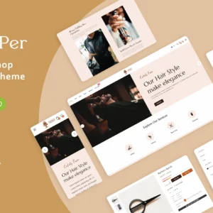 Sharper Barber Shop Shopify Theme
