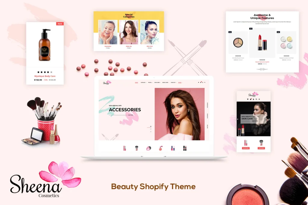 Sheena Cosmetics Shopify Theme
