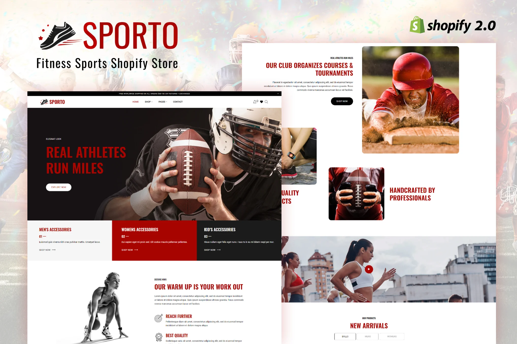 Sporto Fitness Shopify Theme