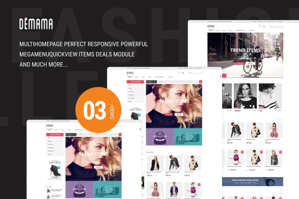 Demama Clothing Shopify Theme