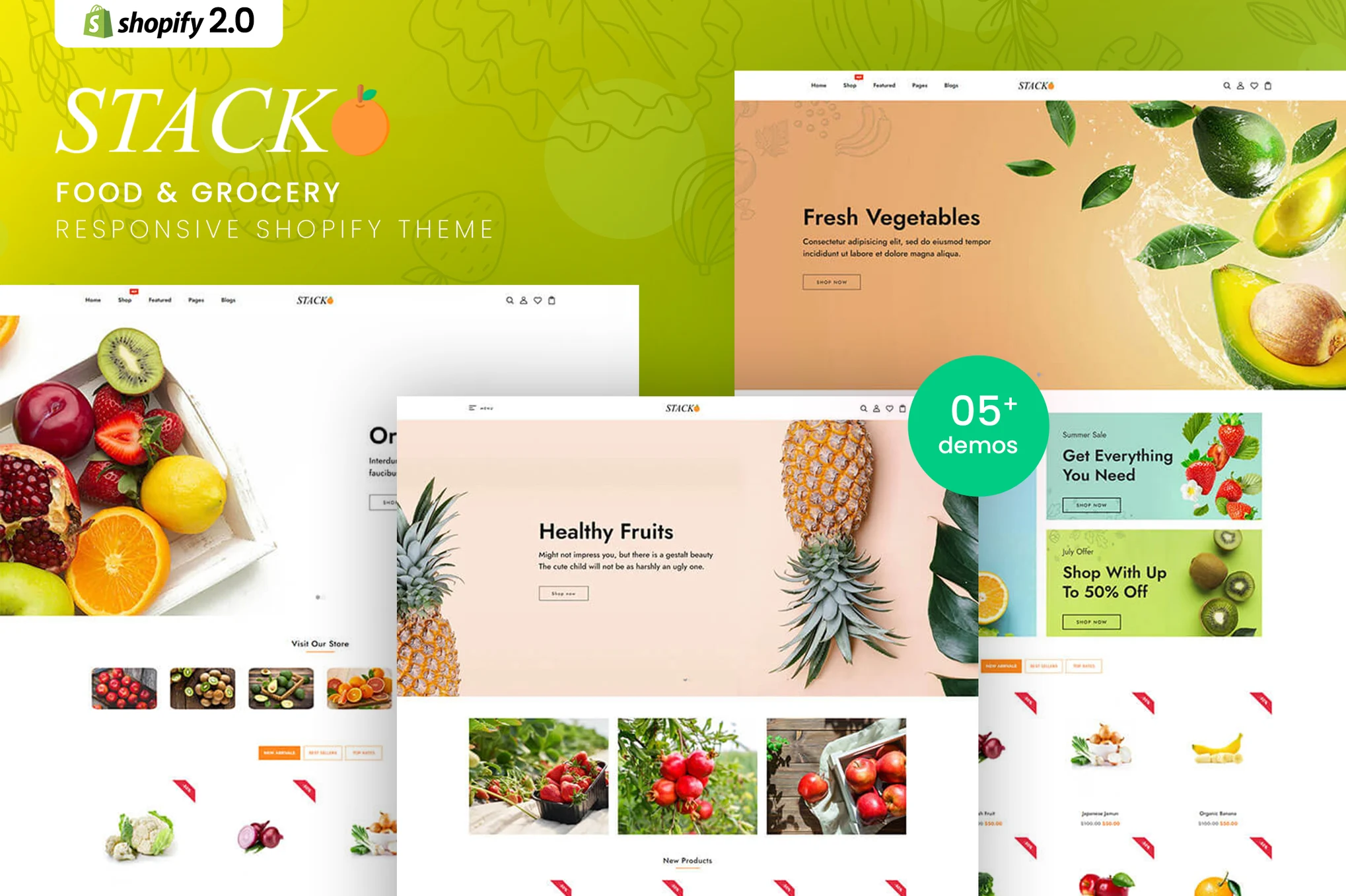 Stacko Grocery Shopify Theme