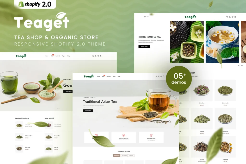 Teaget Tea Store Shopify Theme