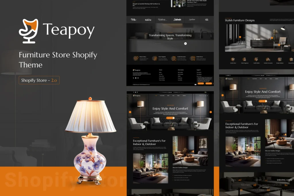 Teapoy Furniture Shopify Theme
