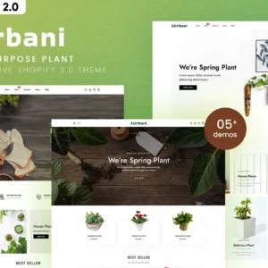 Urbani Plant Store Shopify Theme