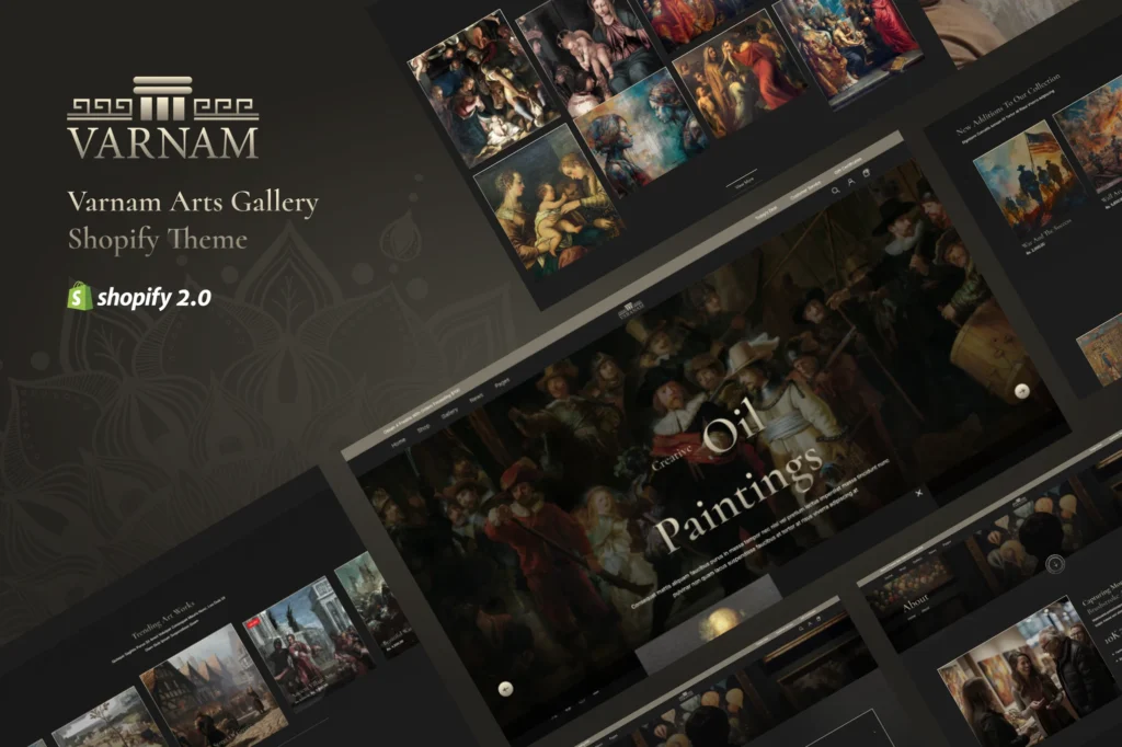 Varnam Arts Store Shopify Theme