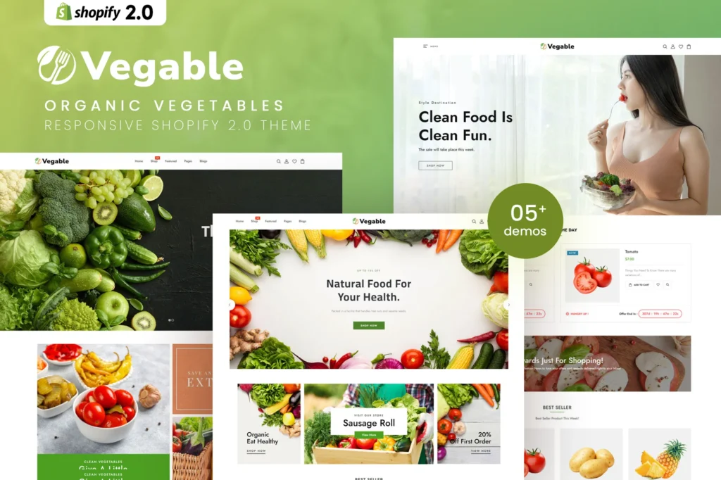 Vegable Vegetables ShopifyTheme