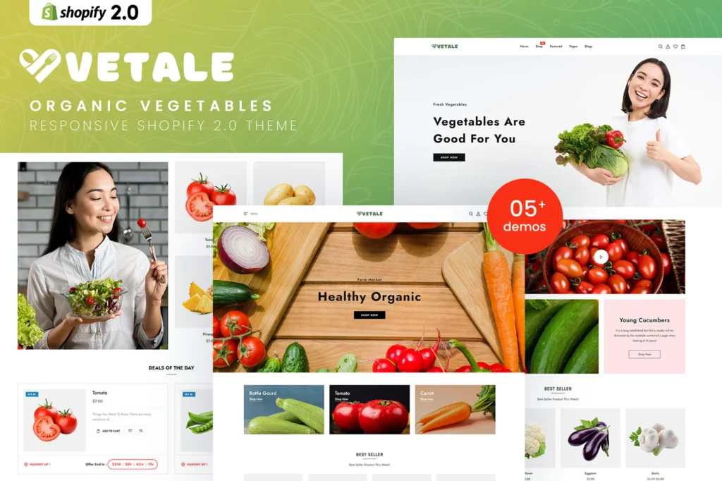 Vetale Vegetables Shopify Theme