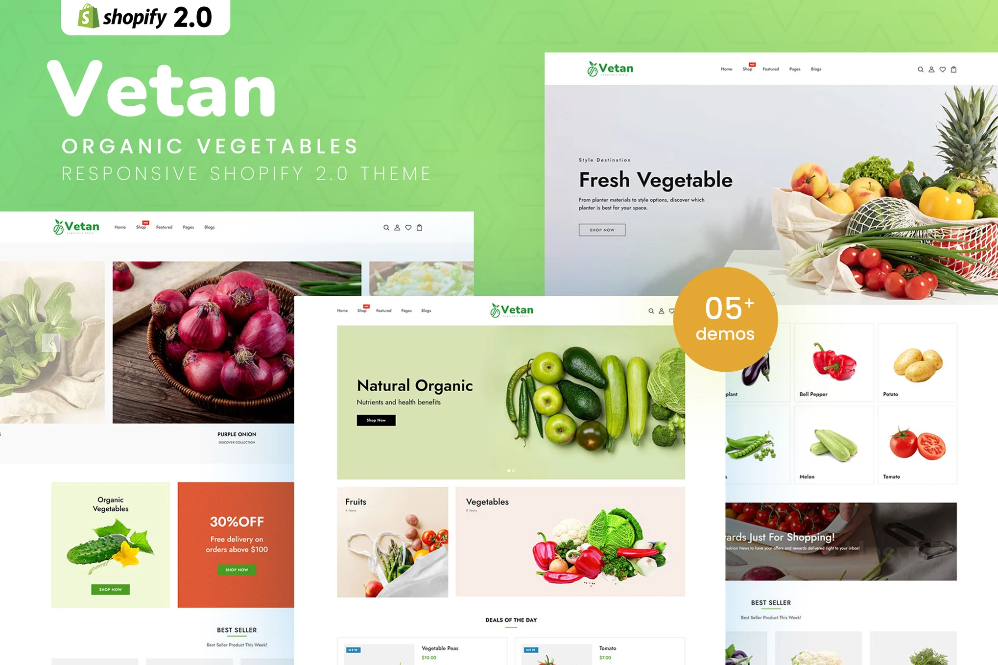 Vetan Vegetables Shopify Theme