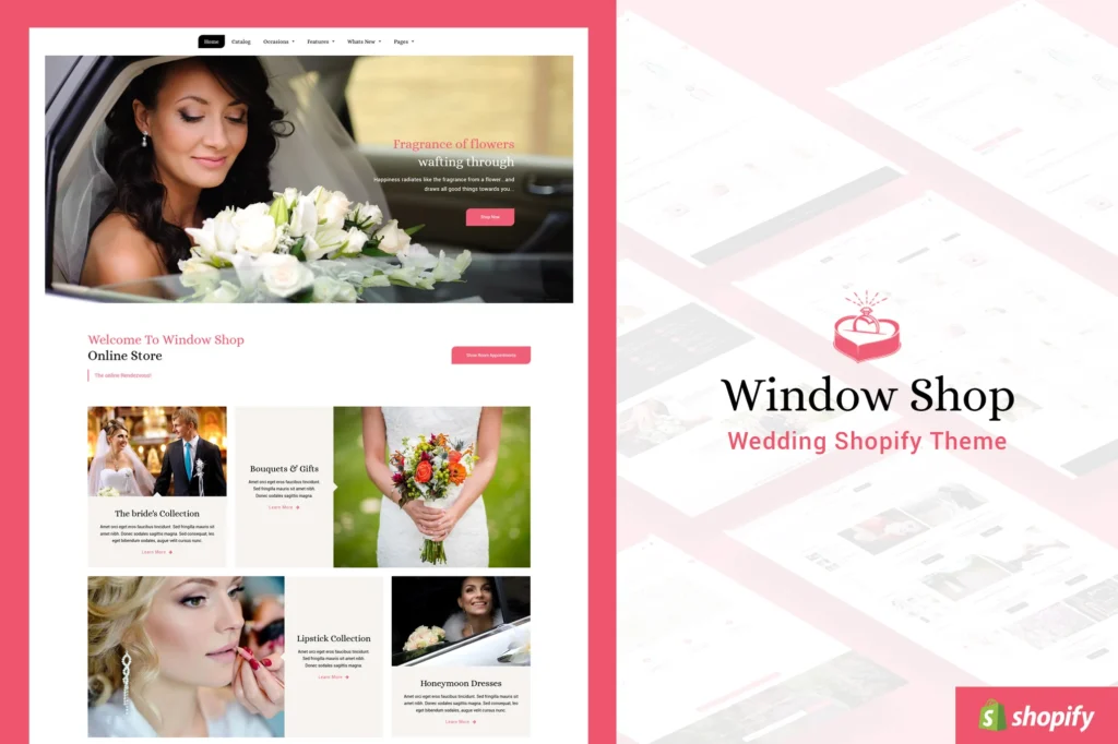 Window Wedding Shopify Theme