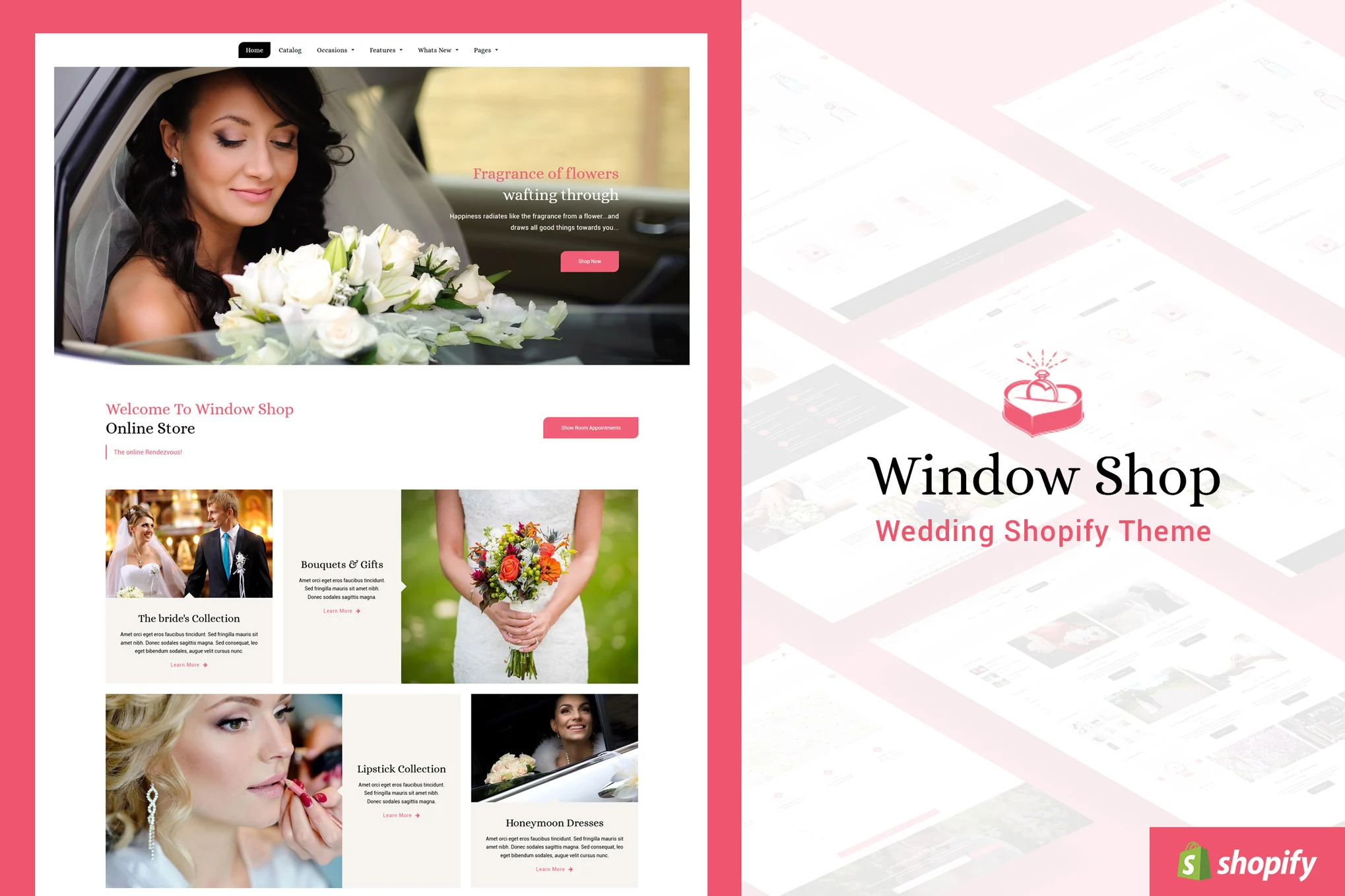 Window Wedding Shopify Theme