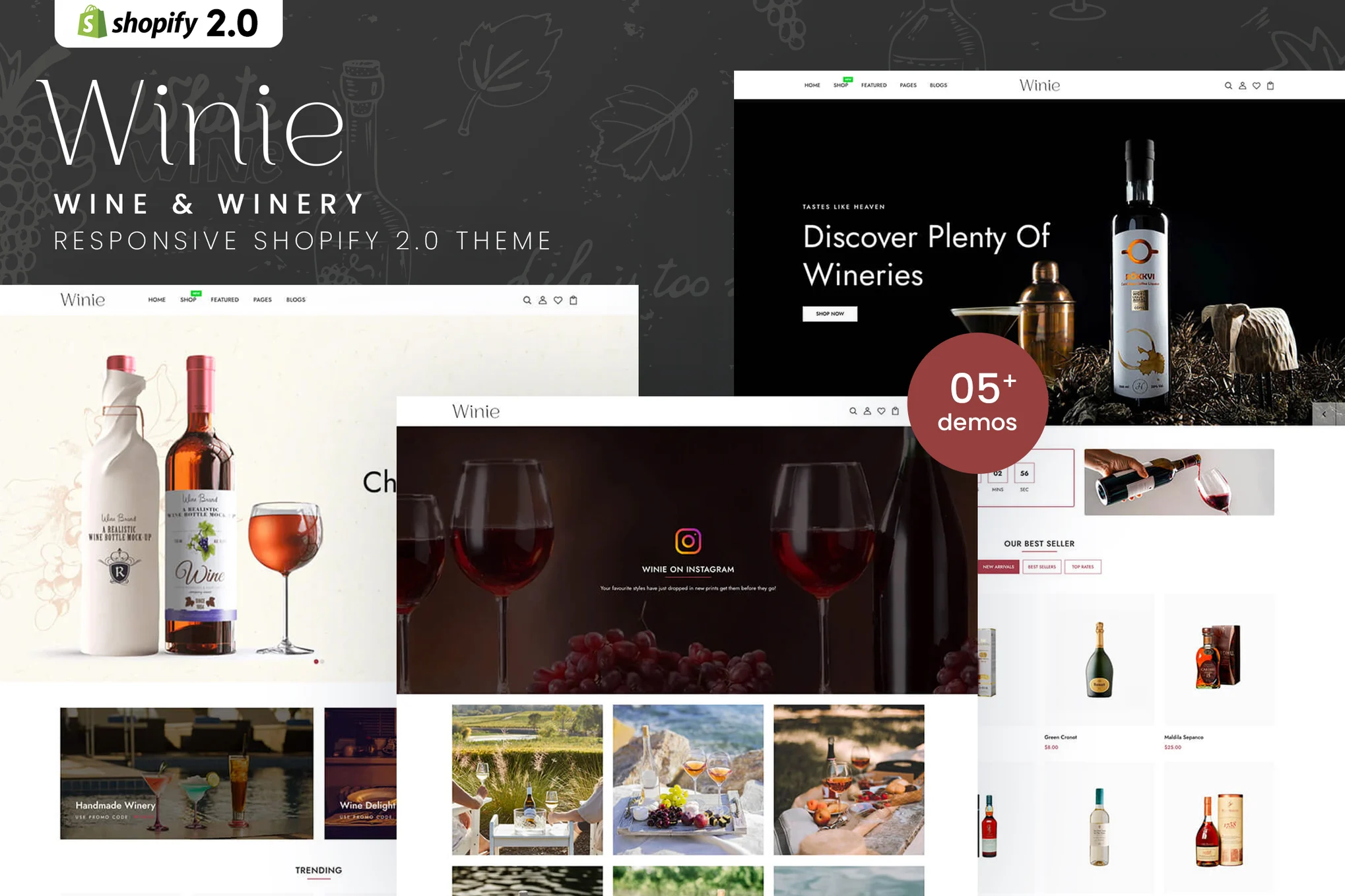 Winie Wine Shopify Theme