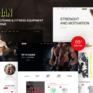 Zechan Sports Clothing Shopify Theme