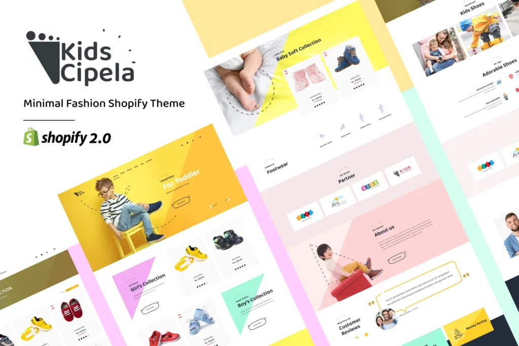 Kids Cipela Shoe Store Theme