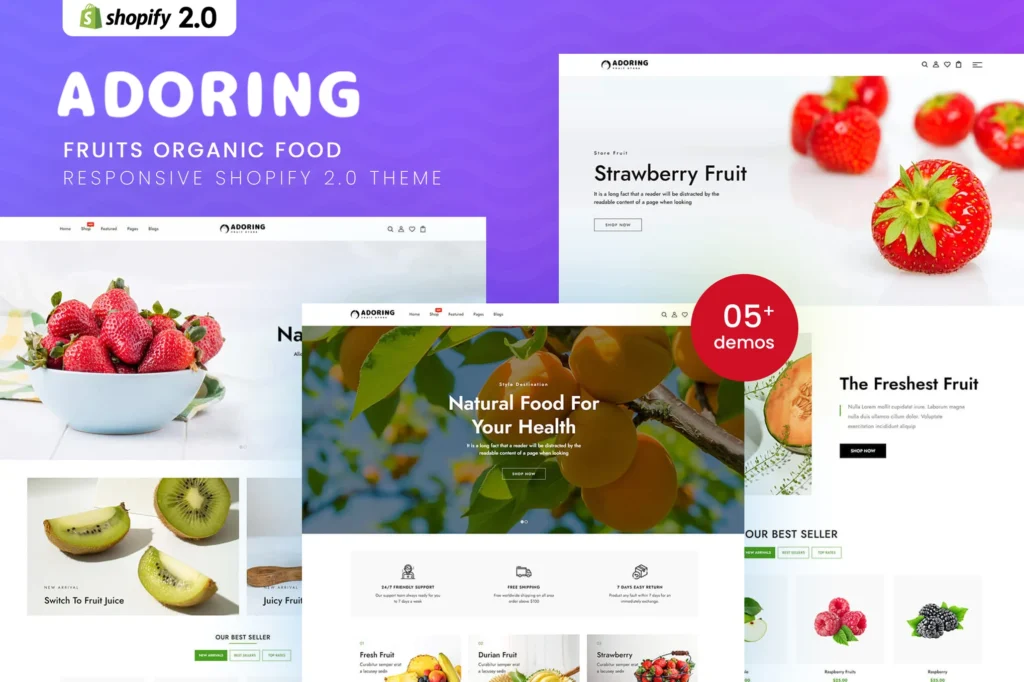 Adoring Fruits Shopify Theme