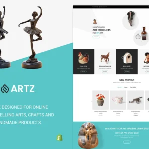 Artz Photography Shopify Theme