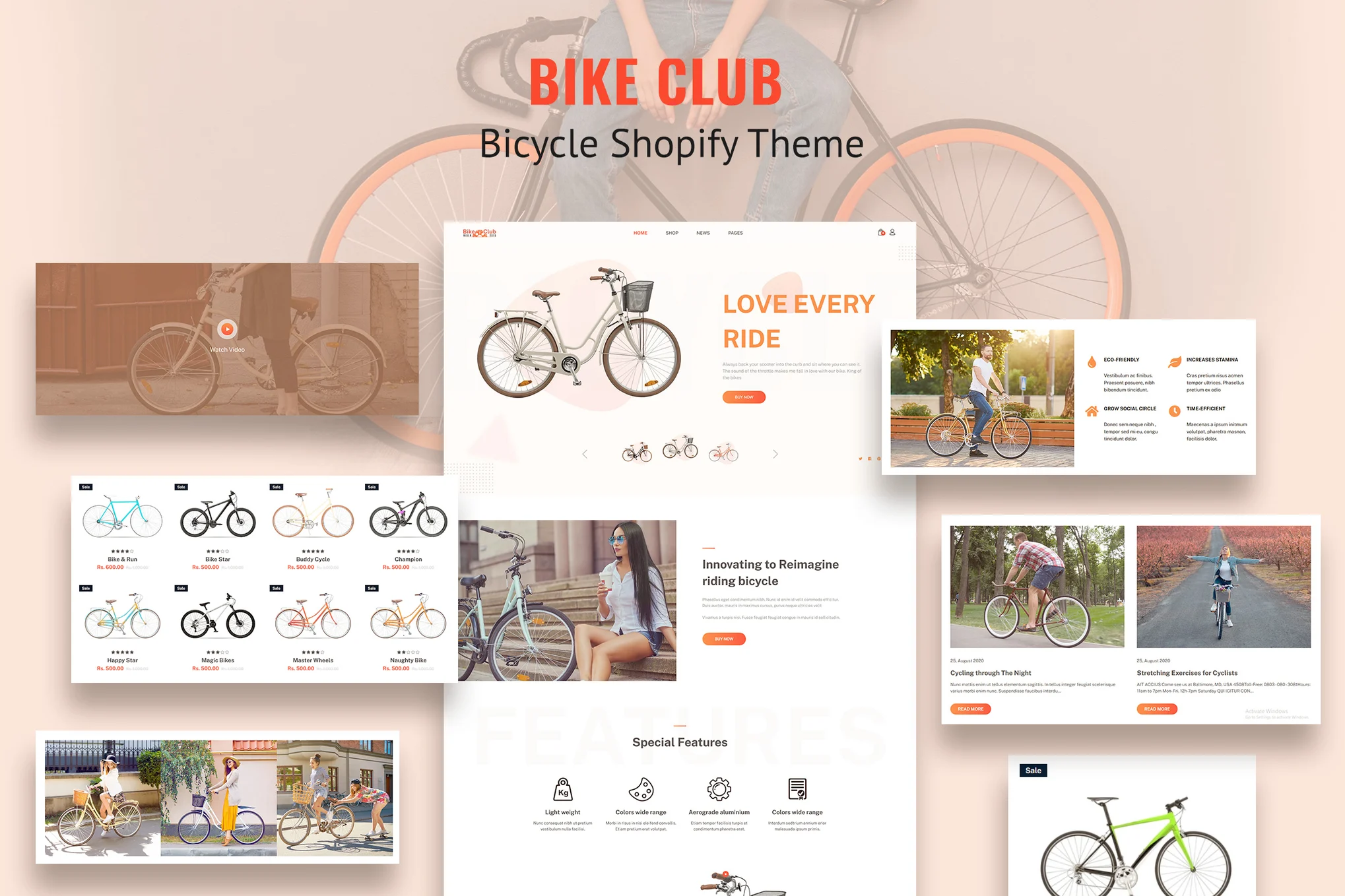 Bikez Bike Shop Shopify Theme