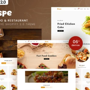 Crispe Restaurant Shopify Theme