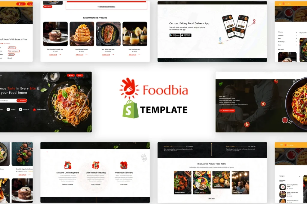 Foodbia Food Delivery Shopify Theme
