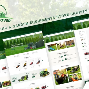 Lawn Mover Gardening Shopify Theme