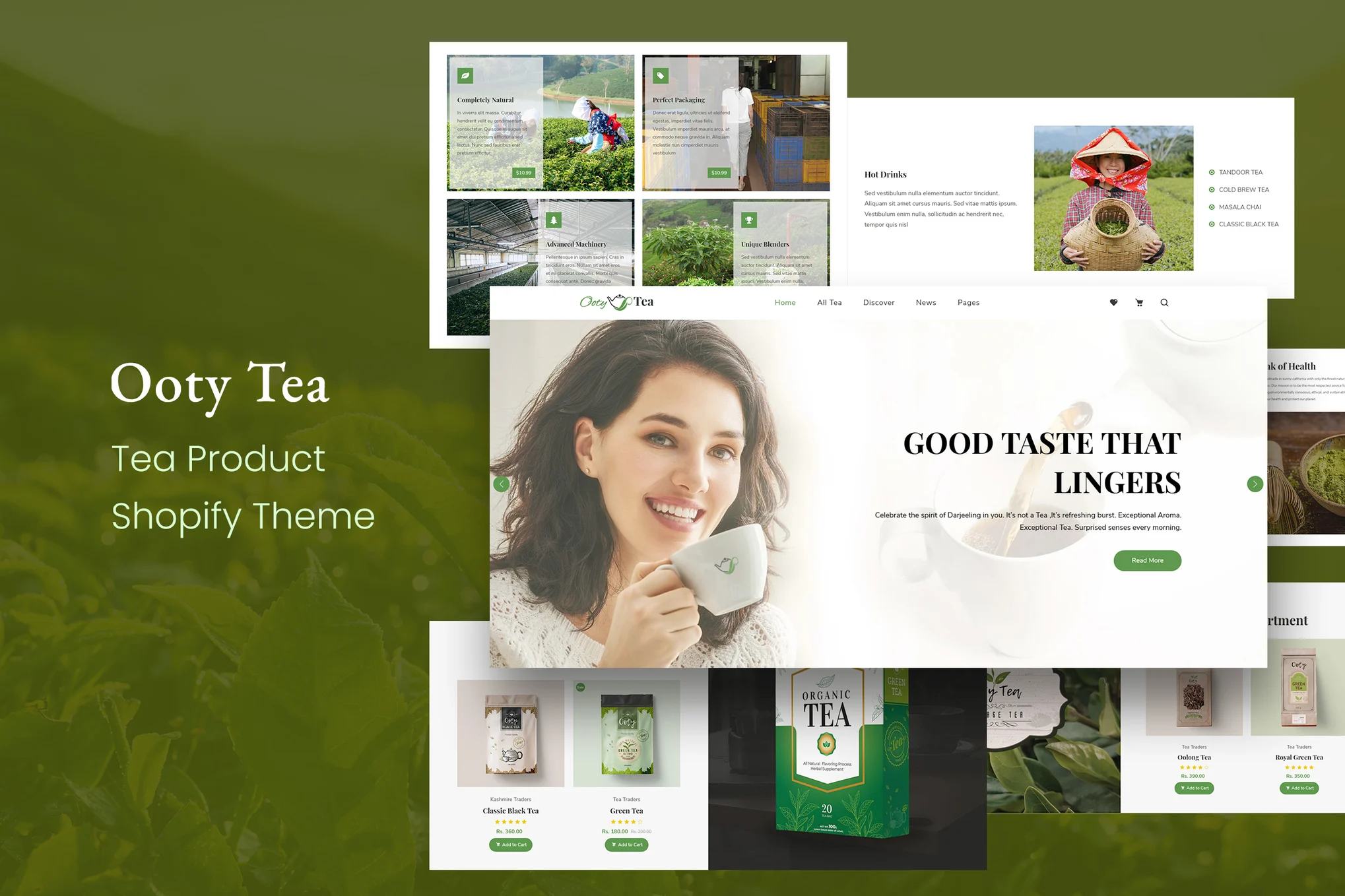 Ooty Tea Store Shopify Theme