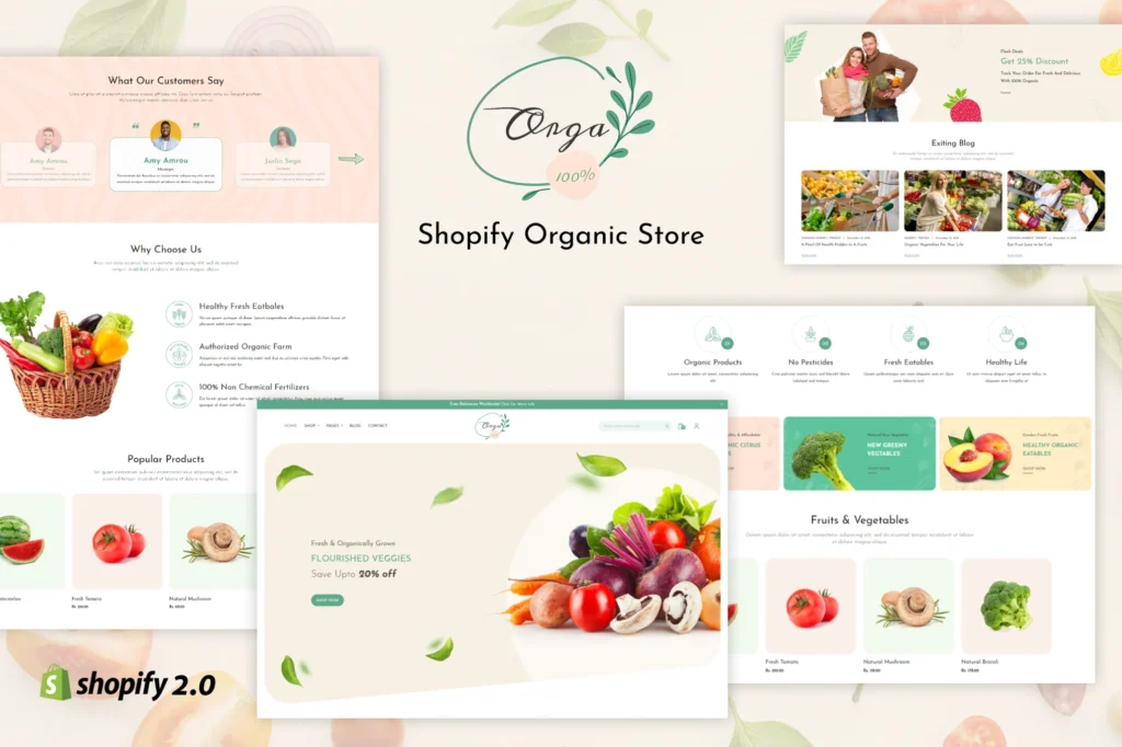 Orgik Shopify Organic Store