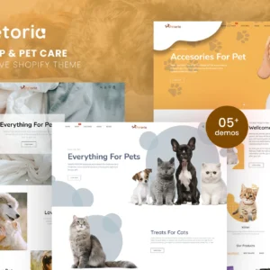 Petoria Pet Care Shopify Theme