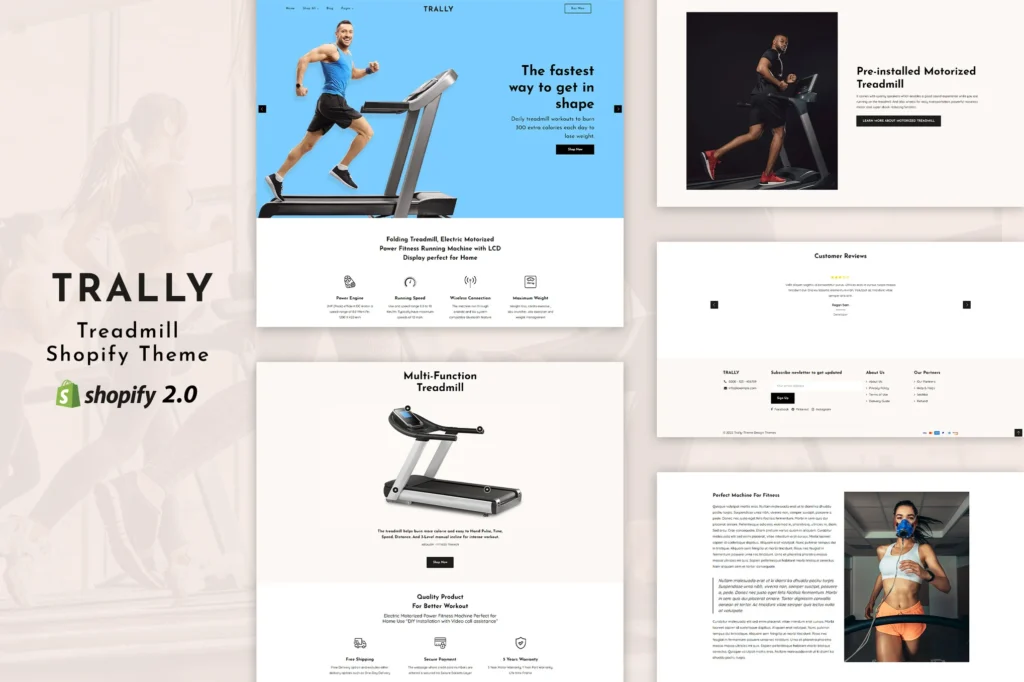Trally OnePage Shopify Theme