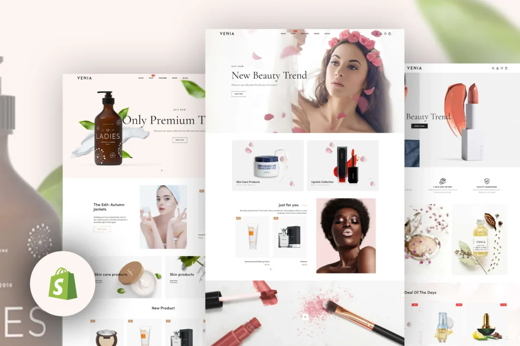 Venia Cosmetics Shopify Theme