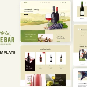 WineBar Liquor Shop Shopify Theme